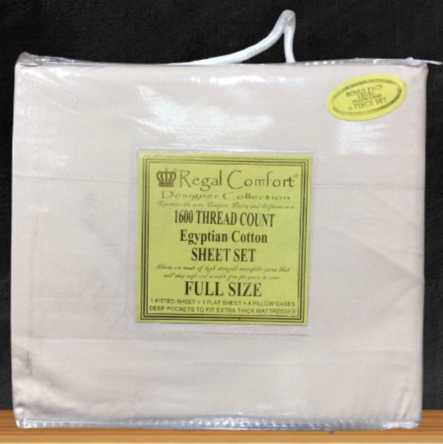 Bed Sheets 1600 Series - Full - Sand
